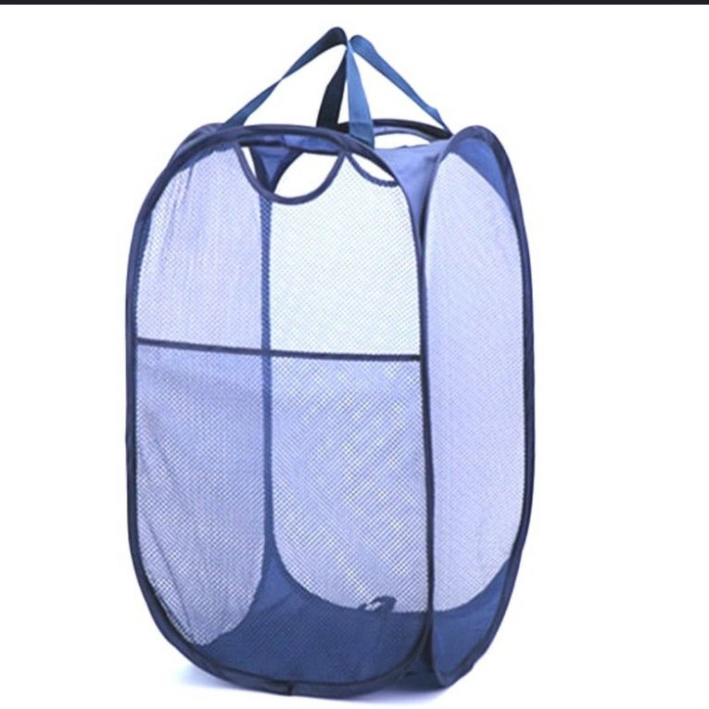 New Pop Up Hamper Navy Blue Travel